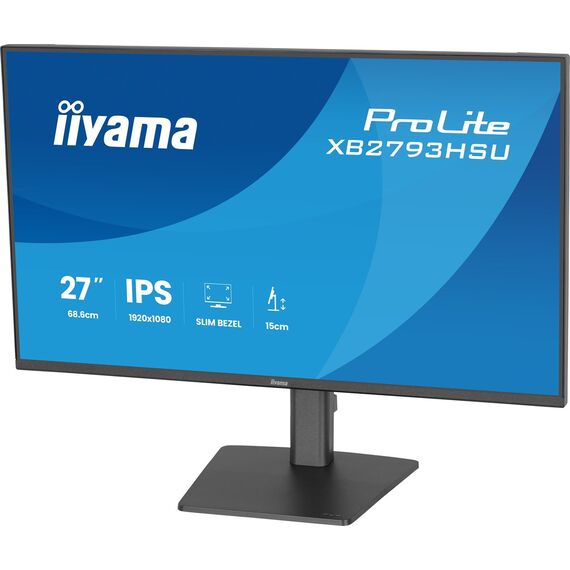 iiyama ProLite XB2793HSU-B1 computer monitor 68.6 cm (27") 1920 x 1080 pixels Full HD LED Black