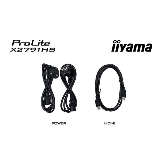iiyama ProLite X2791HS-B1 computer monitor 68.6 cm (27") 1920 x 1080 pixels Full HD LED Black