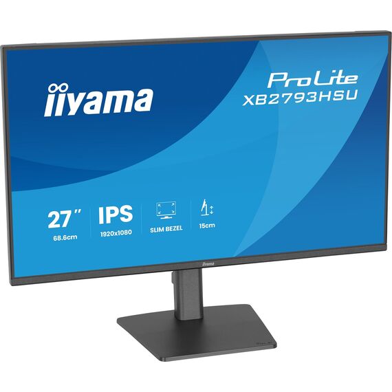 iiyama ProLite XB2793HSU-B1 computer monitor 68.6 cm (27") 1920 x 1080 pixels Full HD LED Black