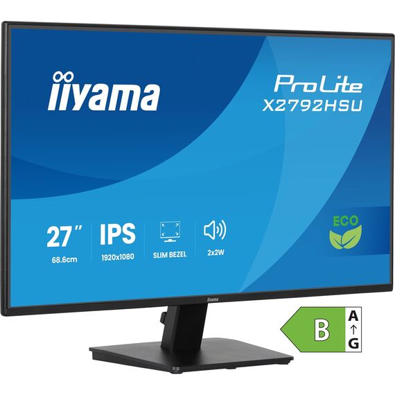 iiyama ProLite X2792HSU-B1 computer monitor 68.6 cm (27") 1920 x 1080 pixels Full HD LED Black
