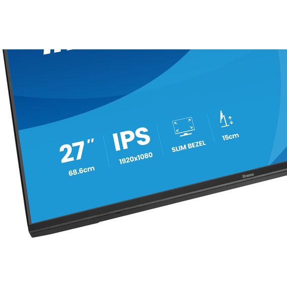 iiyama ProLite XB2797HSU-B1 computer monitor 68.6 cm (27") 1920 x 1080 pixels Full HD LED Black