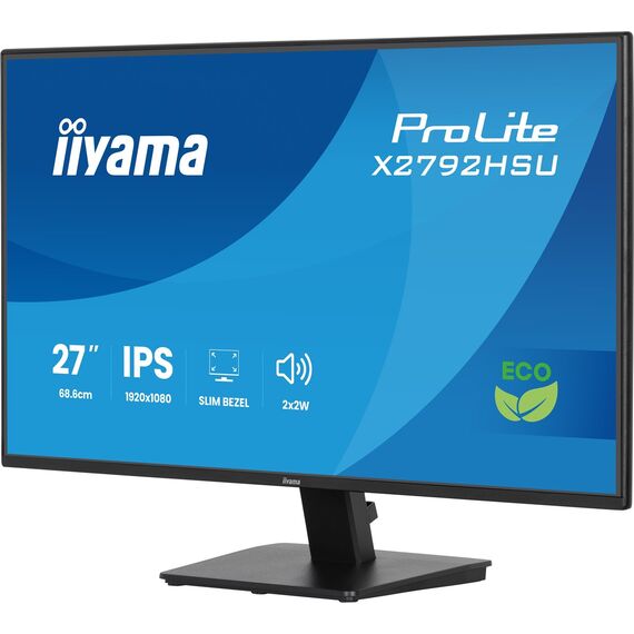 iiyama ProLite X2792HSU-B1 computer monitor 68.6 cm (27") 1920 x 1080 pixels Full HD LED Black