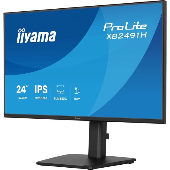 iiyama ProLite XB2491H-B1 computer monitor 60.5 cm (23.8") 1920 x 1080 pixels Full HD LCD Black