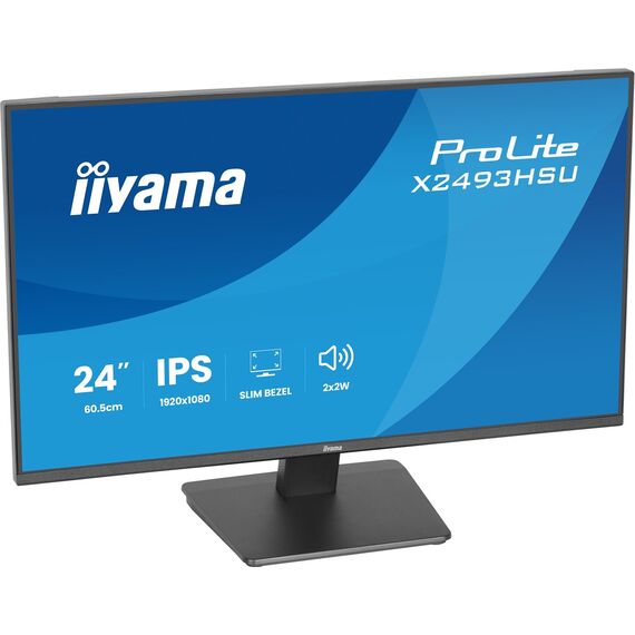 iiyama ProLite X2493HSU-B1 computer monitor 60.5 cm (23.8") 1920 x 1080 pixels Full HD LED Black