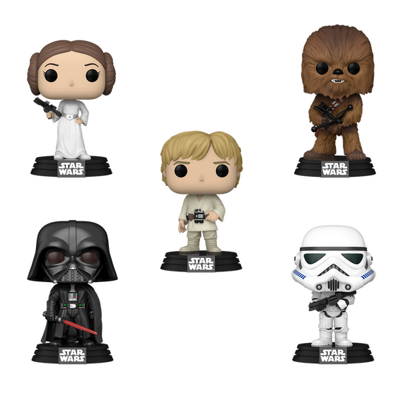 POP pack 5 figures Star Wars