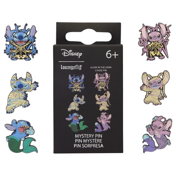 Loungefly Disney Stitch - Stitch & Ange Mystery Blind Box Enamel Pin assorted