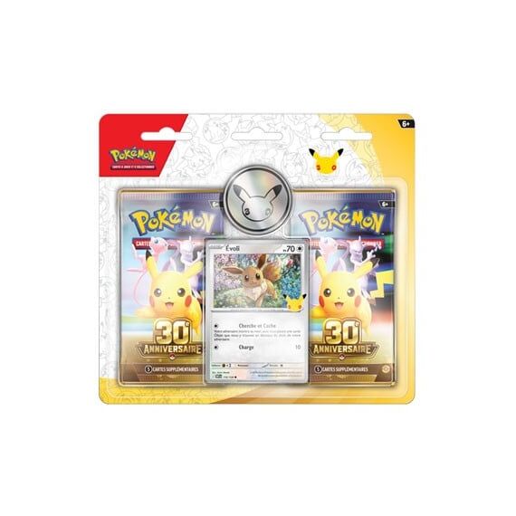 POKEMON - 30ème Anniversaire - 2Pack Promo (Evoli) - FR