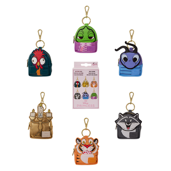 PRINCESS SIDEKICKS - Mini Backpack Bag Charm Loungefly Mystery Box