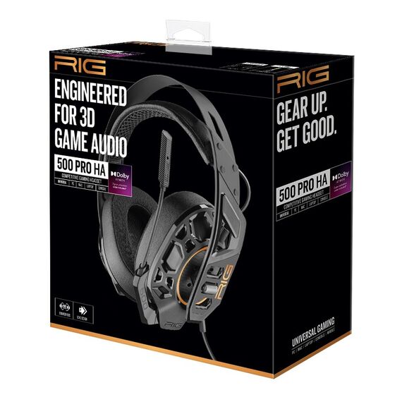 RIG 500 Pro Ha Black Headset (PS5/PS4/Xbox/Switch/PC) / PlayStation 5