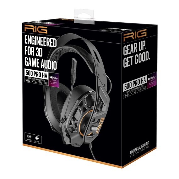 RIG 500 Pro Ha Black Headset (PS5/PS4/Xbox/Switch/PC) / PlayStation 5