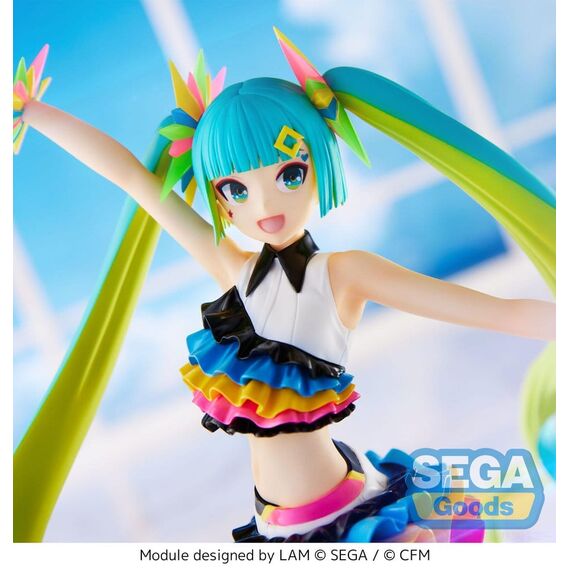 Hatsune Miku Project DIVA MEGA39's FIGURIZM PVC Figure Hatsune Miku - Catch the Wave 25 cm