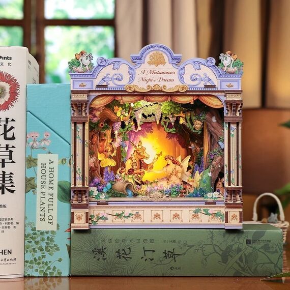 BOOK NOOK KIT - DIY - A Midsummer Night's Dream - 107pc + LED Light