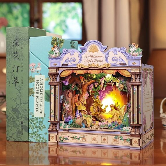 BOOK NOOK KIT - DIY - A Midsummer Night's Dream - 107pc + LED Light