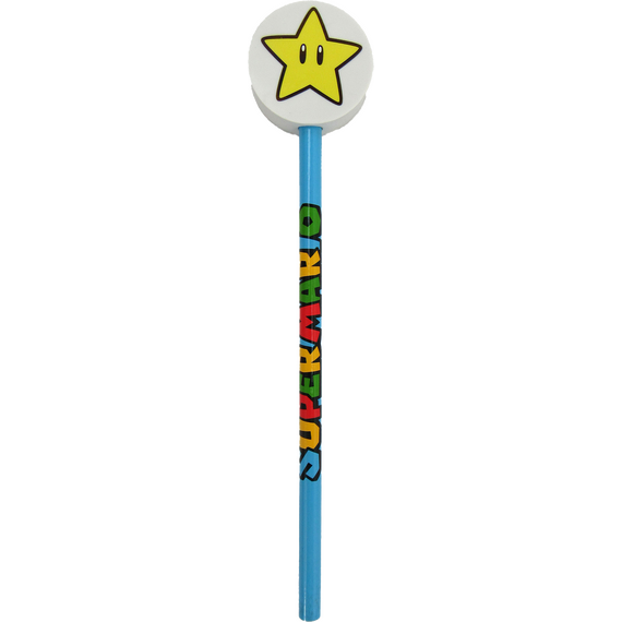 SUPER MARIO - Set of 2 Pencils with Eraser