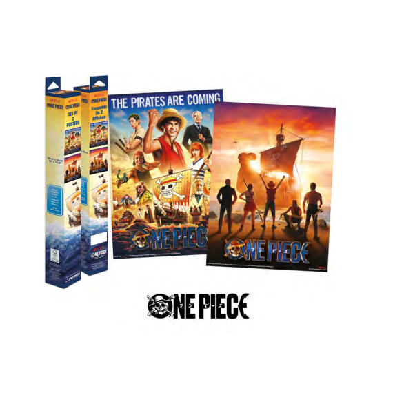ONE PIECE - Live Action - 2 Posters 52 x 38cm Set