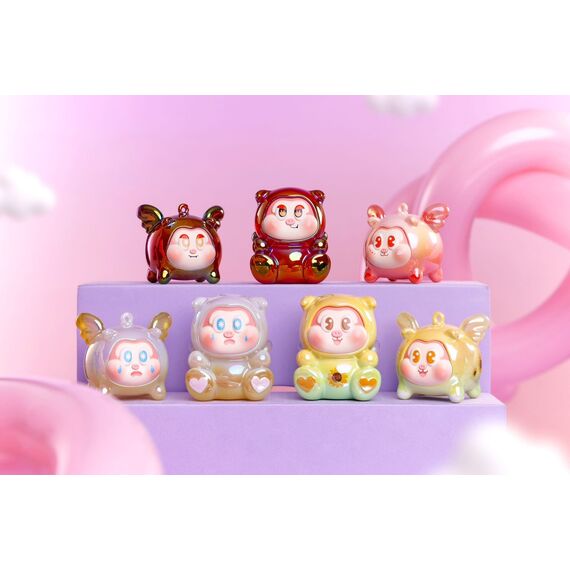 SLLO - Flying Pig - Display of 24 Mini Figures 5cm - Mystery Box