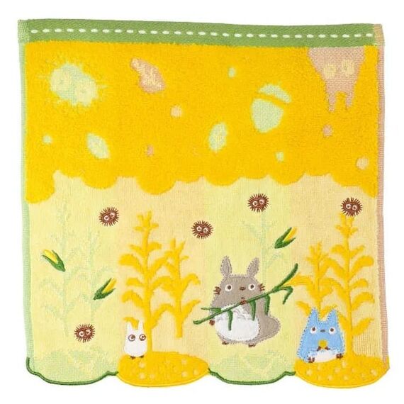 MY NEIGHBOR TOTORO - Corn and Totoro - Mini Towel 25x25cm