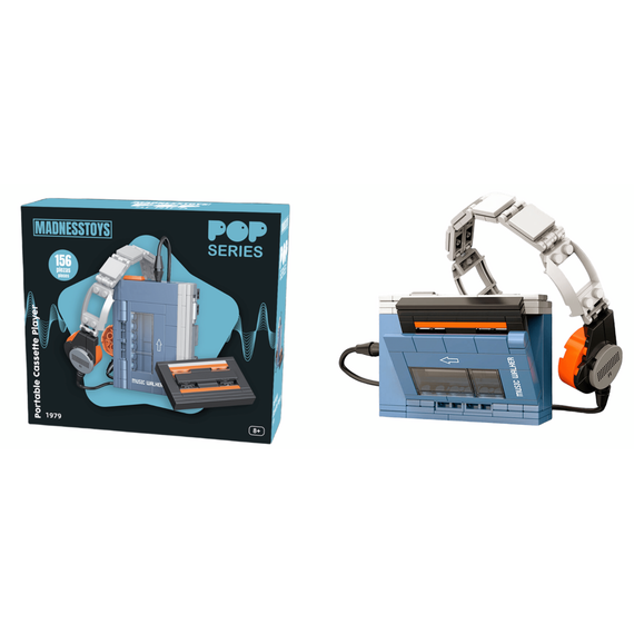POP SERIES - Construction Kit - 1979 Walkman Cassette Player - 156pc