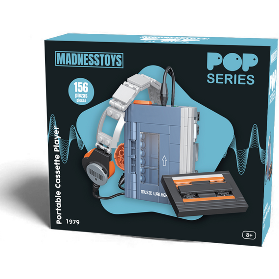 POP SERIES - Construction Kit - 1979 Walkman Cassette Player - 156pc