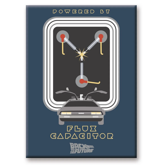 BACK TO THE FUTURE - Flux Capacitor - Magnet 6.3x8.9cm
