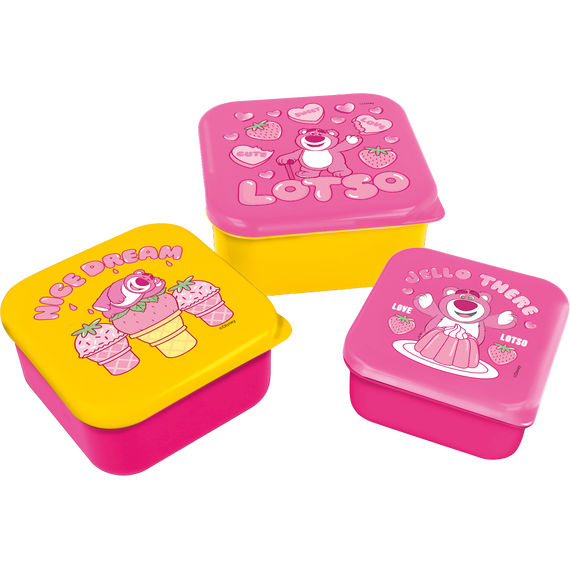 TOY STORY - Lotso - Snack Boxes - 3 pcs