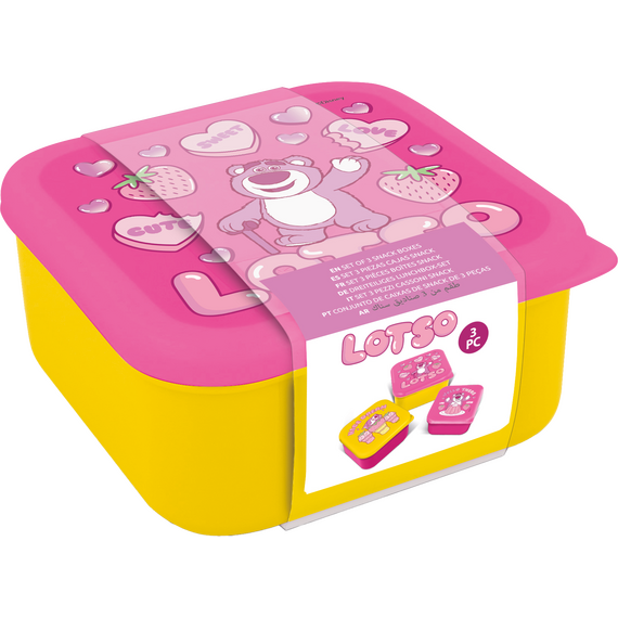TOY STORY - Lotso - Snack Boxes - 3 pcs