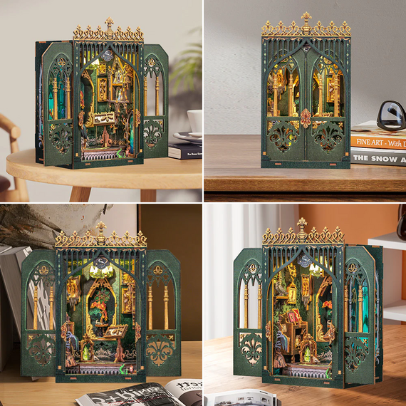MINIATURE HOUSE - DIY - The Darkness Herbarium - 90pc + LED Light