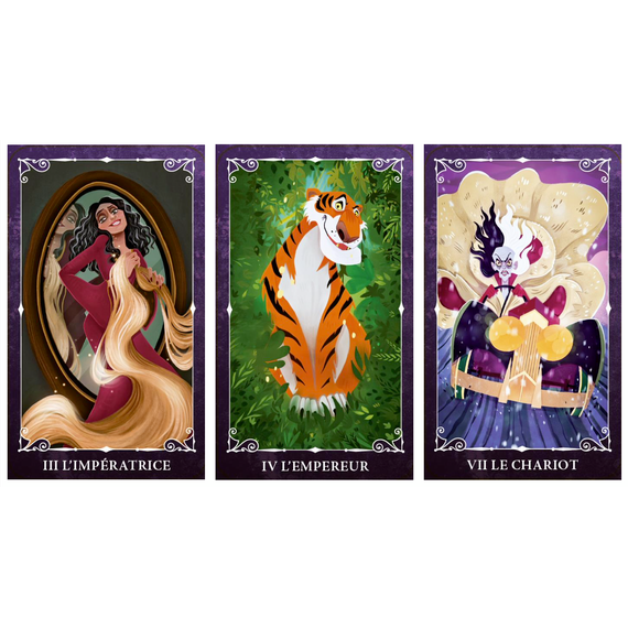 DISNEY VILAINS - Coffret Tarot