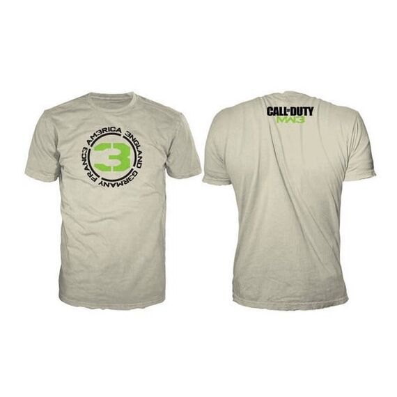 CALL OF DUTY MW3 - T-Shirt Sand - COUNTRIES 3 (M)