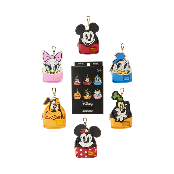 DISNEY - Mickey - Mini Backpack Bag Charm Loungefly Mystery Box