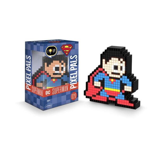 PIXEL PALS Light Up Collectible Figures - Superman