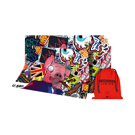 WATCH DOGS LEGION - Pig Mask - Premium Puzzle 1000P