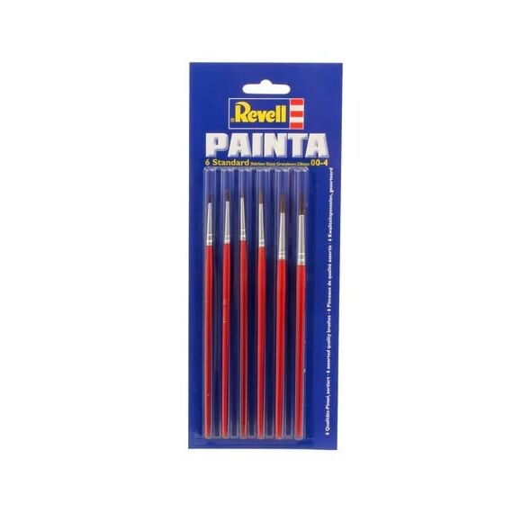 REVELL - Painta Standard Brushes - 6pcs (Blister)