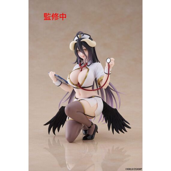 OVERLORD - Albedo "Nurse" - Statue Desktop Cute 13cm