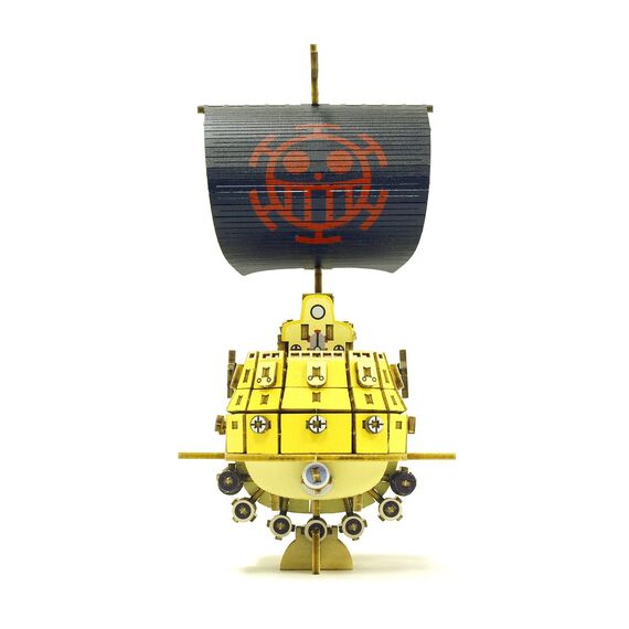 ONE PIECE - Law's Submarine - Wood Model Kit 16cm