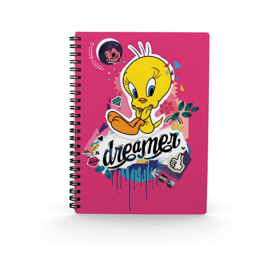 LOONEY TUNES - Piolin Dreamer - 3D Effect Notebook "15x21x2cm"