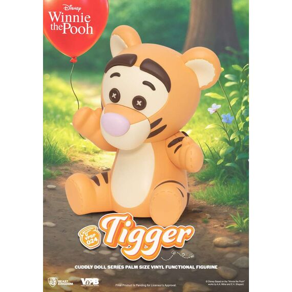 DISNEY - Tigger - Bank Cuddly Doll 12cm