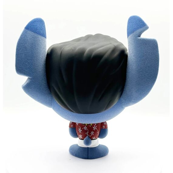STITCH - Elvis Blue Hawaiian - Bhunny Flocked Vinyl Figure - 10cm