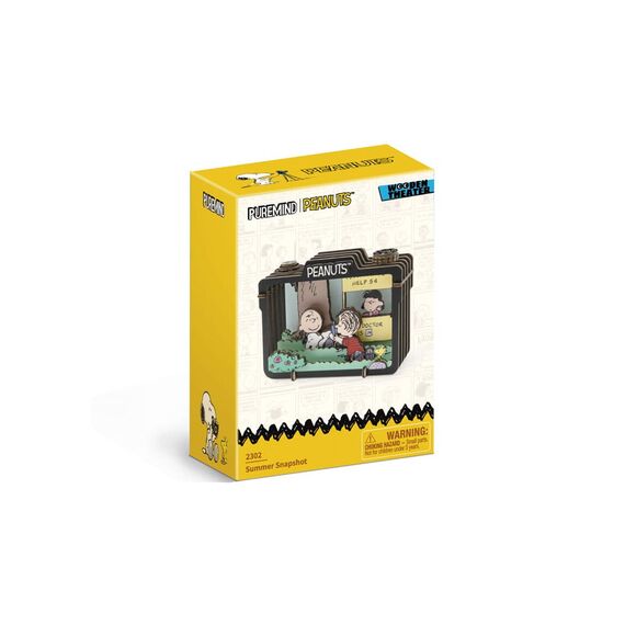 PEANUTS - Summer Snapshot - Wood Model Kit Theater