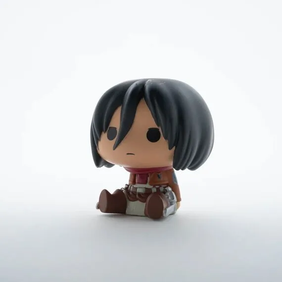 ATTACK ON TITAN - Mini Money Box - PVC Chibi Mikasa - 13cm