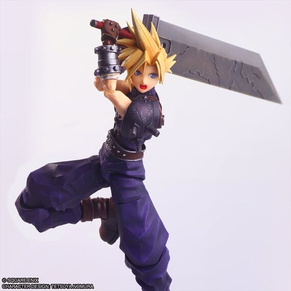FINAL FANTASY VII Remake - Cloud - Structure Arts Cloud Strife 16cm