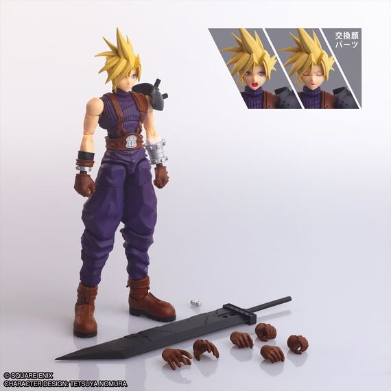 FINAL FANTASY VII Remake - Cloud - Structure Arts Cloud Strife 16cm