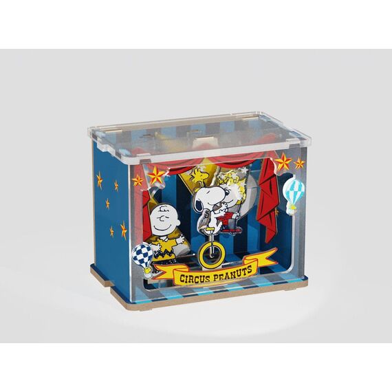 PEANUTS - Mini Scene Talent Show - Wood Model Kit