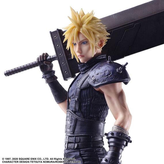 FINAL FANTASY VII Remake - Cloud - Static Arts Gallery Statue 26cm