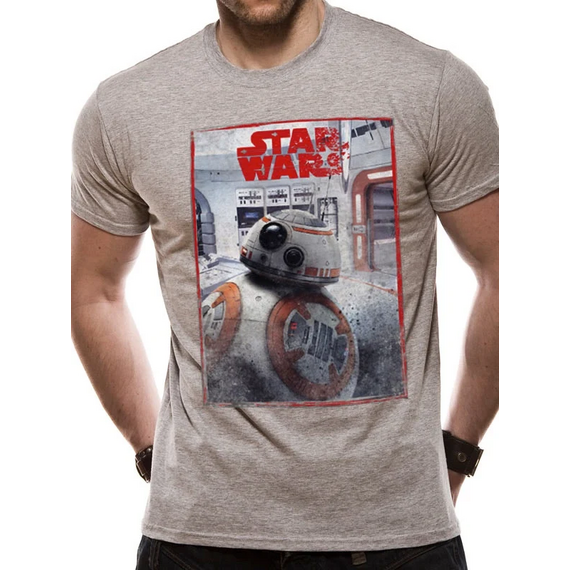 STAR WARS 8 The Last Jedi - T-Shirt BB8 Reveal (S)