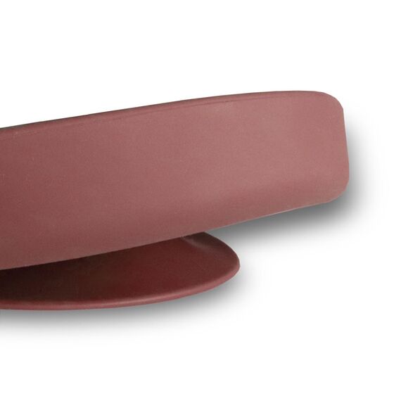 Nuuroo - Mingo divided silicone plate - Mahogany /