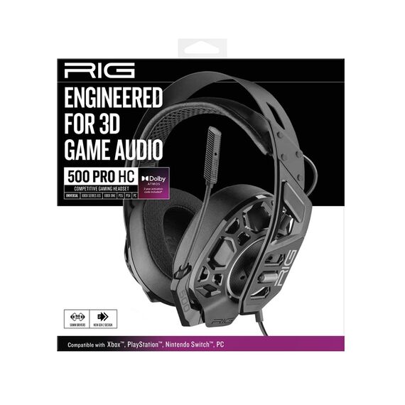 RIG 500 Pro Hc Black Headset (PS5/PS4/Xbox/Switch/PC) / PlayStation 5