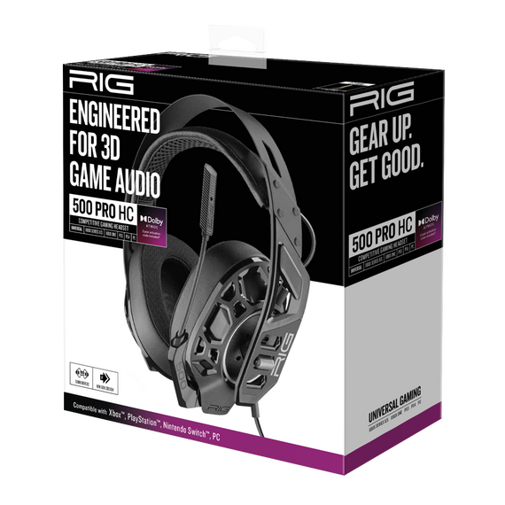 RIG 500 Pro Hc Black Headset (PS5/PS4/Xbox/Switch/PC) / PlayStation 5