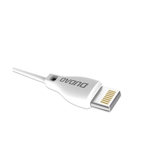 Dudao cable USB / Lightning cable 2.4A 1m white (L4L 1m white)