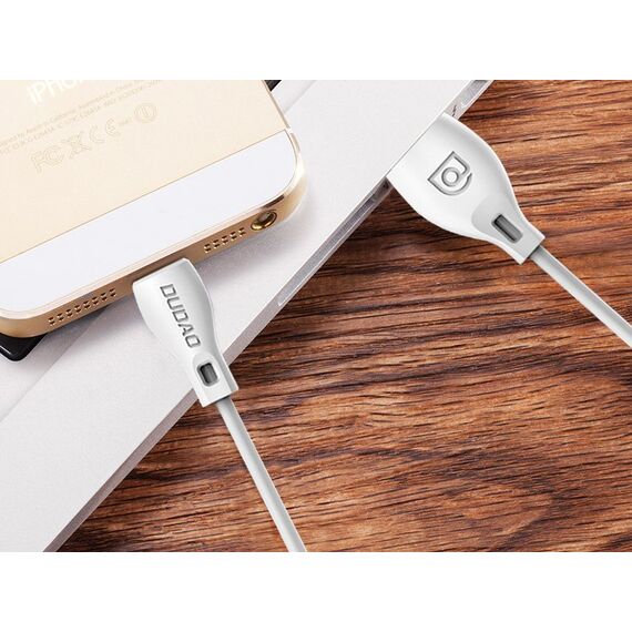 Dudao cable micro USB cable 2.4A 2m white (L4M 2m white)